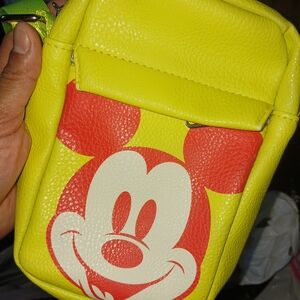 Disney Yellow and Red Mickey Crossbody Bag